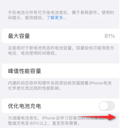 永昌苹果15维修分享iPhone15充电到80%就充不进电了怎么办 