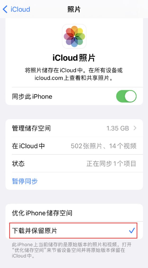 永昌苹果手机维修分享iPhone 无法加载高质量照片怎么办 