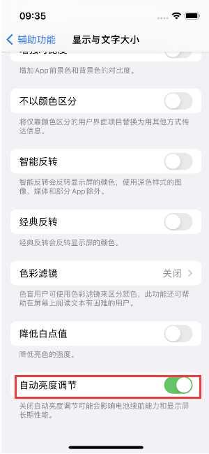 永昌苹果15维修店分享iPhone 15 Pro系列屏幕亮度 